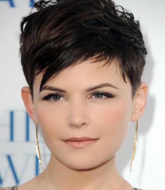 pixie cut fine hair round face