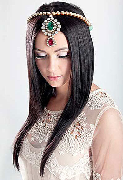 indian brides hairstyle