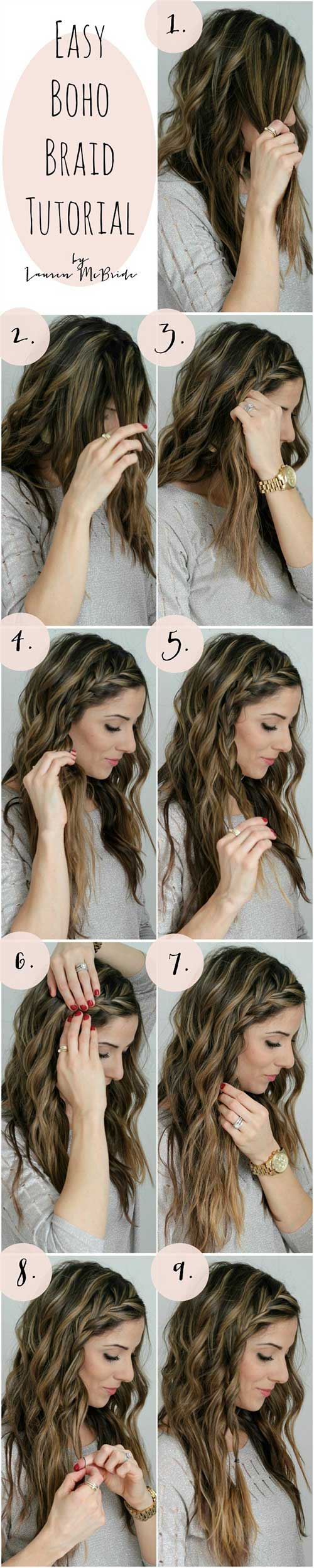 Easy Bow Hairstyle Tutorial 🎀 Cute Hairstyle for College Girls