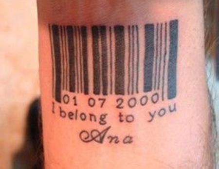 Top 10 Barcode Tattoo Designs Top 10 Barcode Tattoo Designs