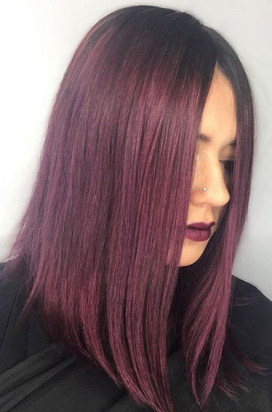 10 Plum Hair Color Ideas For Different Skin Tones 10 Plum Hair Color Ideas For Different Skin Tones