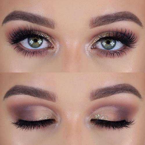 Fitness Ansigt opad Intim Eye Makeup For Green Eyes