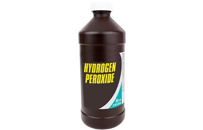 Hydrogen peroxide store for feet
