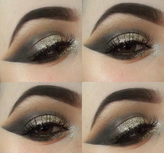 simple makeup for hazel eyes