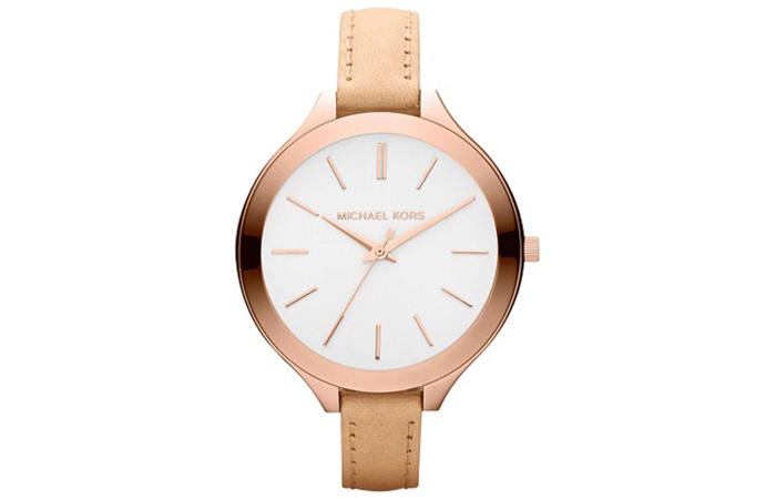 Authentic Michael Kors Watch - Rose Gold With Navy Face