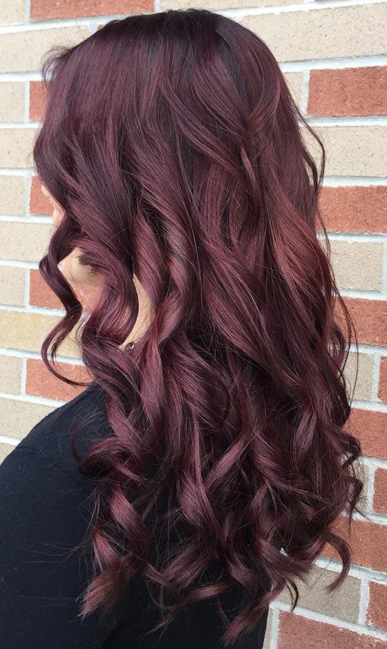 rich mahogany hair color