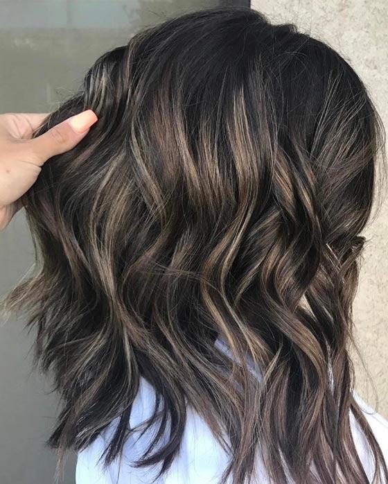 Ash black shop hair color