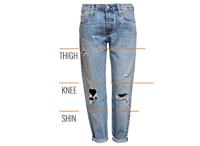 How to DIY Ripped Jeans