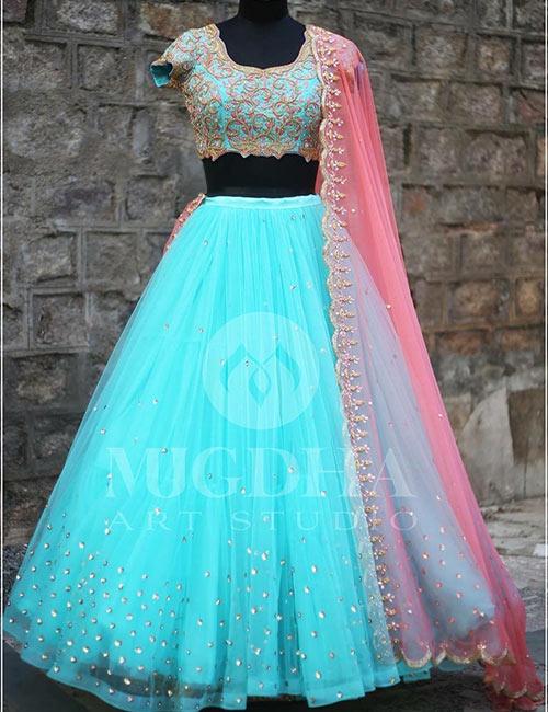 Mugdha art best sale studio long frocks