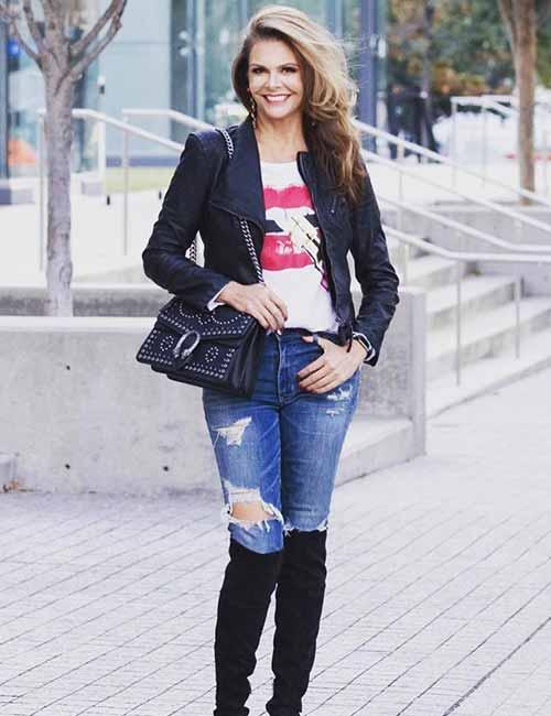 15 Ways to Wear Over-the-Knee Boots – Knee High Boot Outfit Ideas