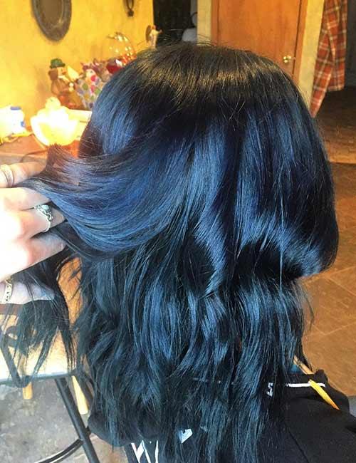 Best black blue hair dye deals