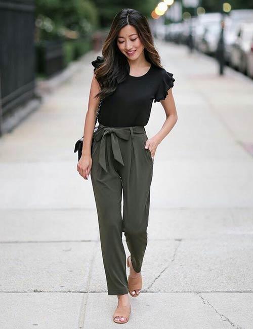 15 Olive Green Pant Outfit Ideas For Women (Comfy & Stylish)