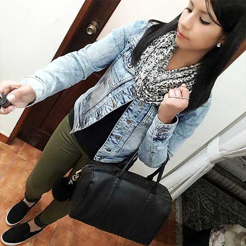 Fashionable Outfits With Dark Green Pants For Ladies