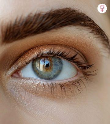 Eye with beautiful eyebrow Eye with beautiful eyebrow