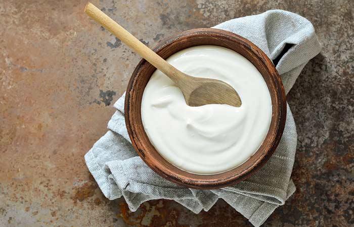 Yogurt For Dull Hair