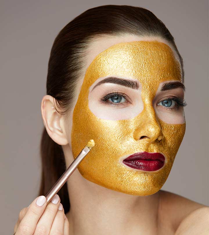 Give Yourself A Gold Facial At Home!
