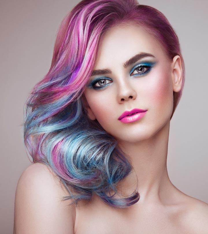 cool dyed hair for girls