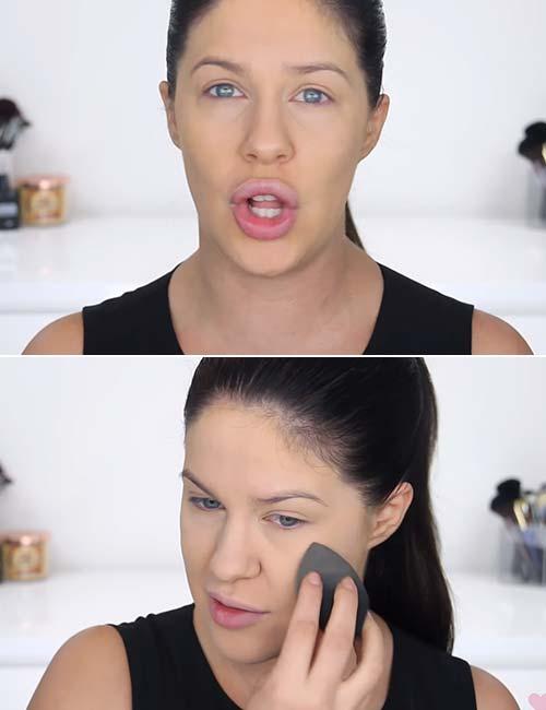 Makeup For Oily Skin - Set With A Powder