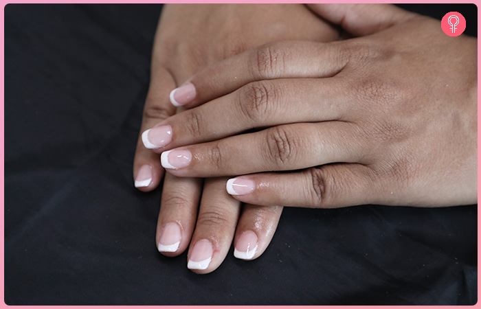 Negative Space French Manicures Are The Minimalist Trend To Freshen Up Your  Summer Nails