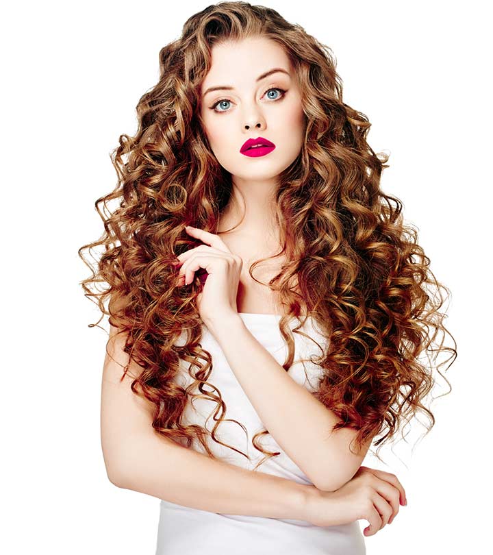Beautiful Long Hair Studio On White Stock Photo Picture And Royalty Free  Image Image 15489047