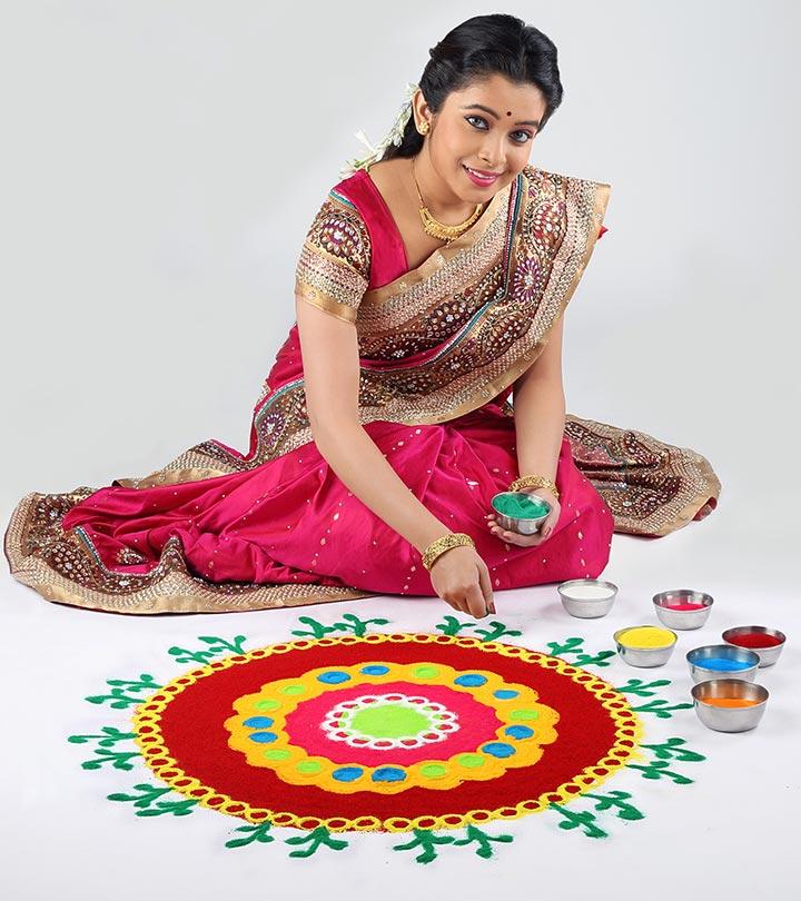 Creative Rangoli Designs With Dots