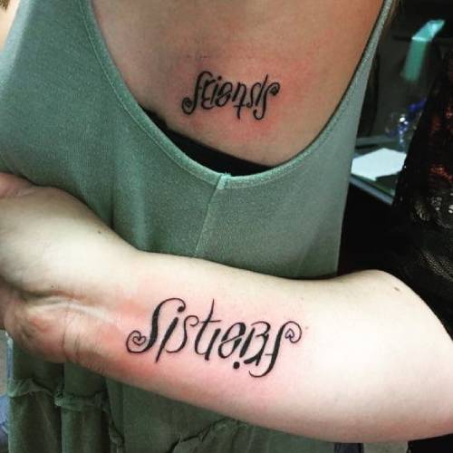 5 Coolest Words Choice Ambigram Text Tattoo On Wrist