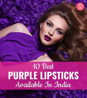 10 Best Purple Lipsticks Available In India – 2024
