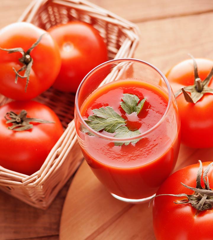 10 Best Benefits Of Tomato Juice For Skin, Hair And Health