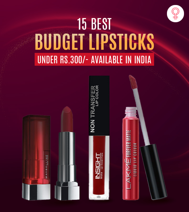 15 Best Budget Lipsticks Under Rs.300/- Available In India