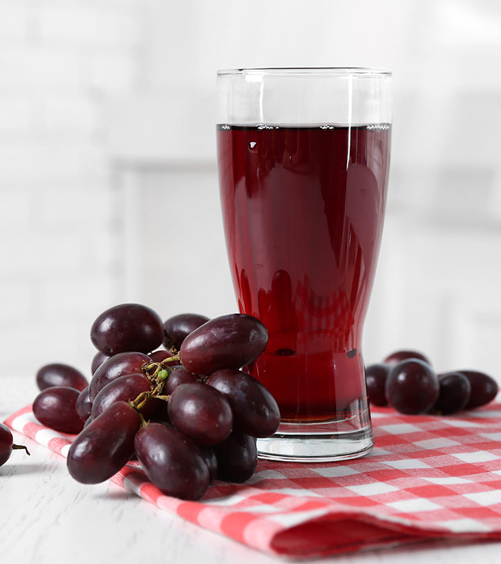 10 Research Backed Health Benefits Of Grape Juice + Nutritional ...