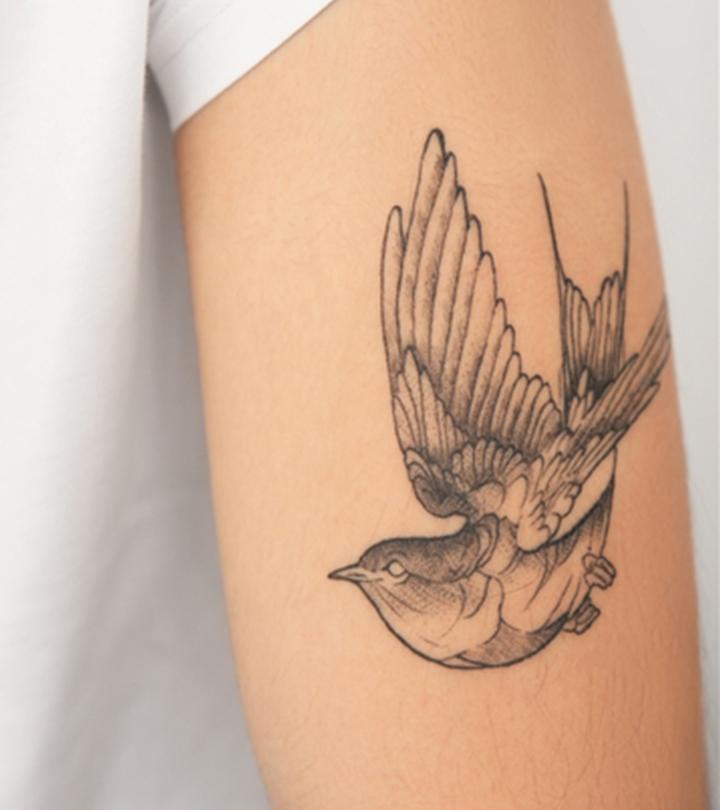 Traditional Sparrow Tattoo Design by christianneng on DeviantArt