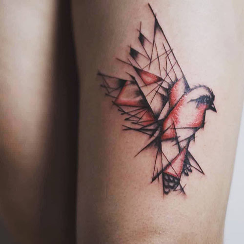 Tattoo tagged with: small, flying bird, animal, rib, tiny, bird, ifttt,  little, blackwork, minimalist, robgreen, medium size | inked-app.com