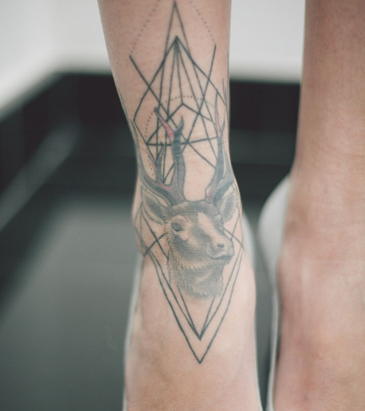 Double deer tattoo inspired by Kohei Nawa  Tattoogridnet