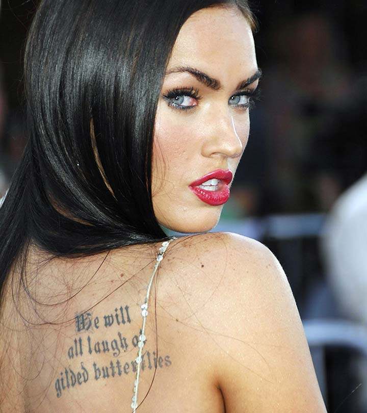 7 Fabulous Megan Fox Tattoo Designs And Their Meanings