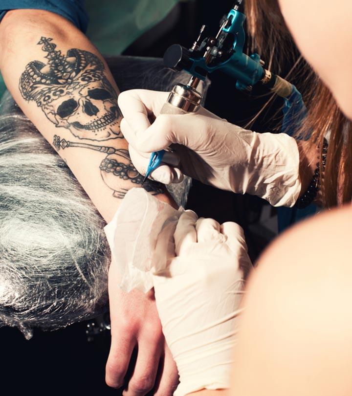 The tattoo of a French Foreign Legion is pictured during a ceremony in  SaintGauderic southwestern France Friday March 12 2021 The Foreign  Legion was created 190 years ago on 10 March 1831