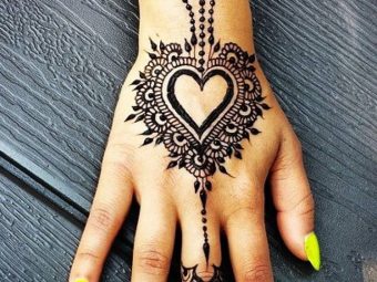 10 Most Loved Heart Henna Designs