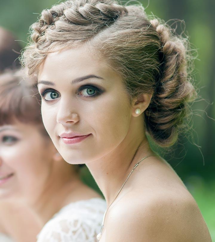 Image of wedding hairstyles for short hair bridesmaids