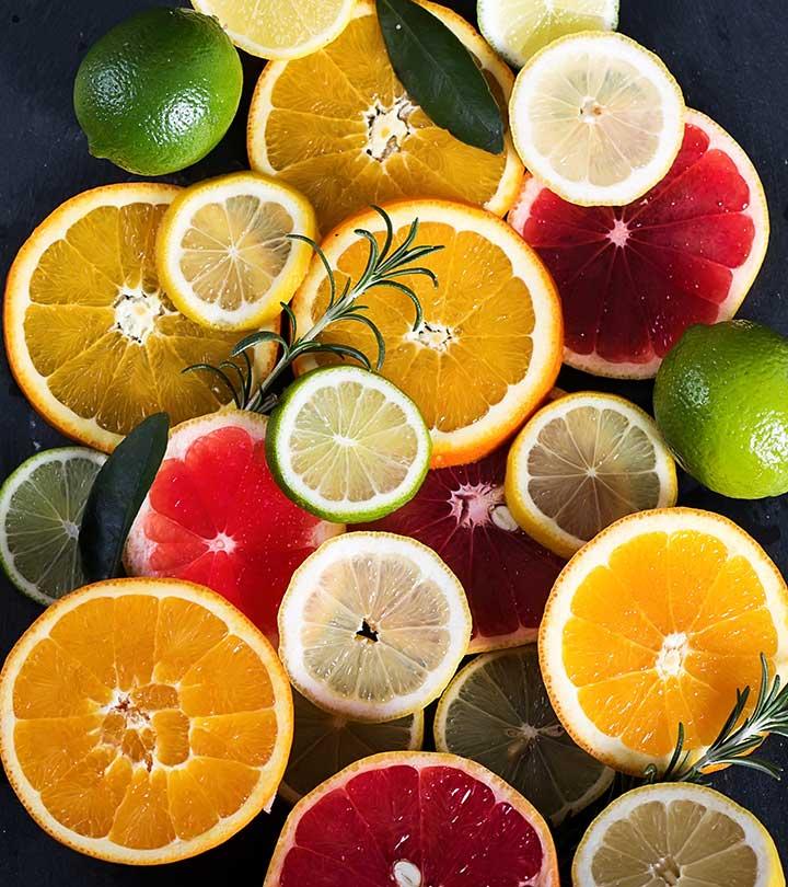 Citrus fruit for skin