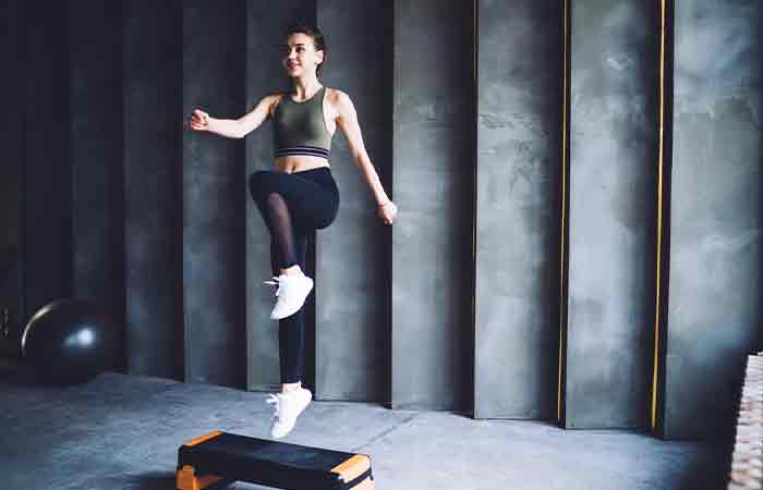 Beginner Aerobic Step Workout: FUN & MOOD BOOSTING