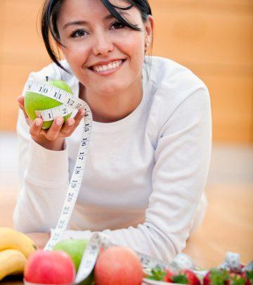 Woman eating healthy to get a slim body Woman eating healthy to get a slim body