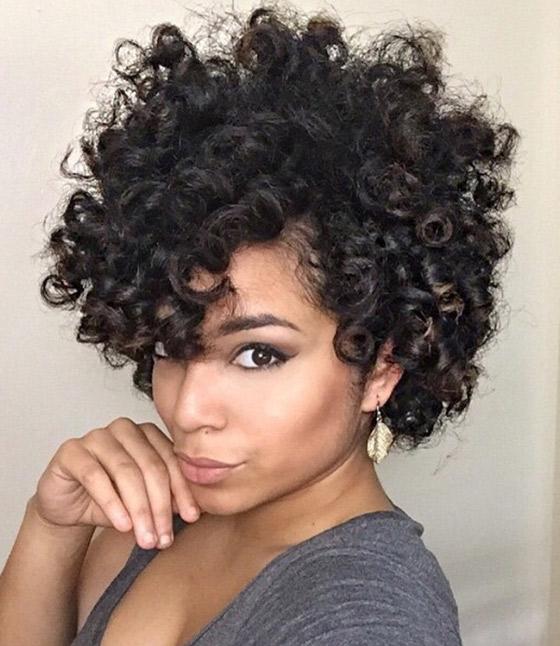 60 Bob Haircuts For Black Women Curly Swoop Bob