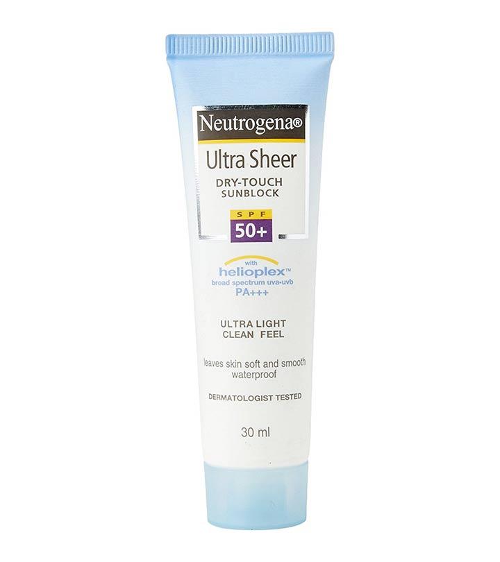 Neutrogena Ultra Sheer Dry-Touch Sunblock SPF 50+ – Review