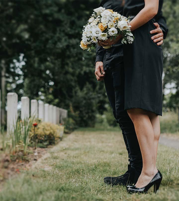 Navy Blue Funeral Dress