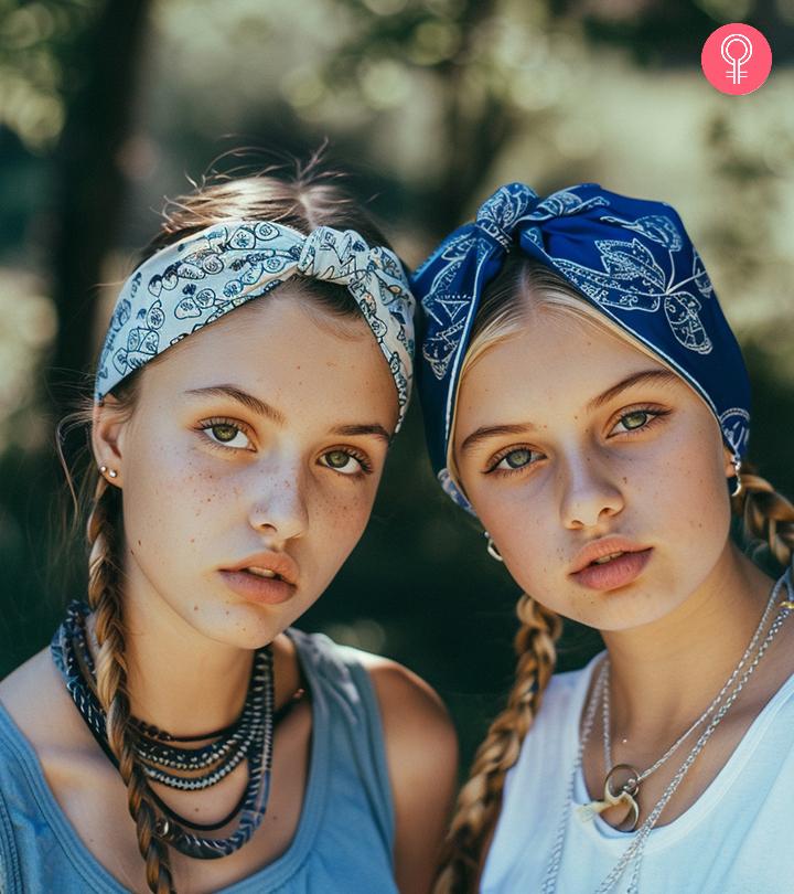 How To Wear A Bandana In 4 Ways Women s Style Guide