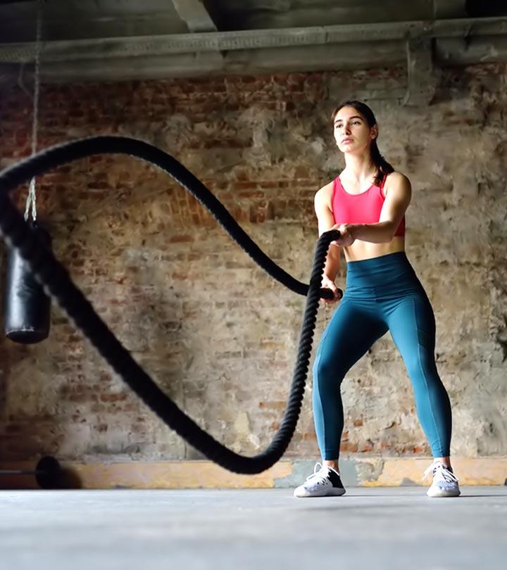 Warmup Exercise 3: Jumping Jack, For a Major Muscle-Building Challenge,  Try This 45-Minute Dumbbell HIIT Workout