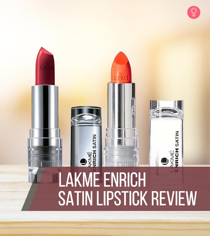 Lakme Enrich Satin Lipstick Review