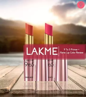 Lakme 9 To 5 Primer + Matte Lip Color Review