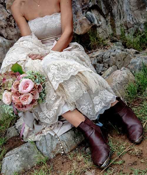 dress with cowgirl boots