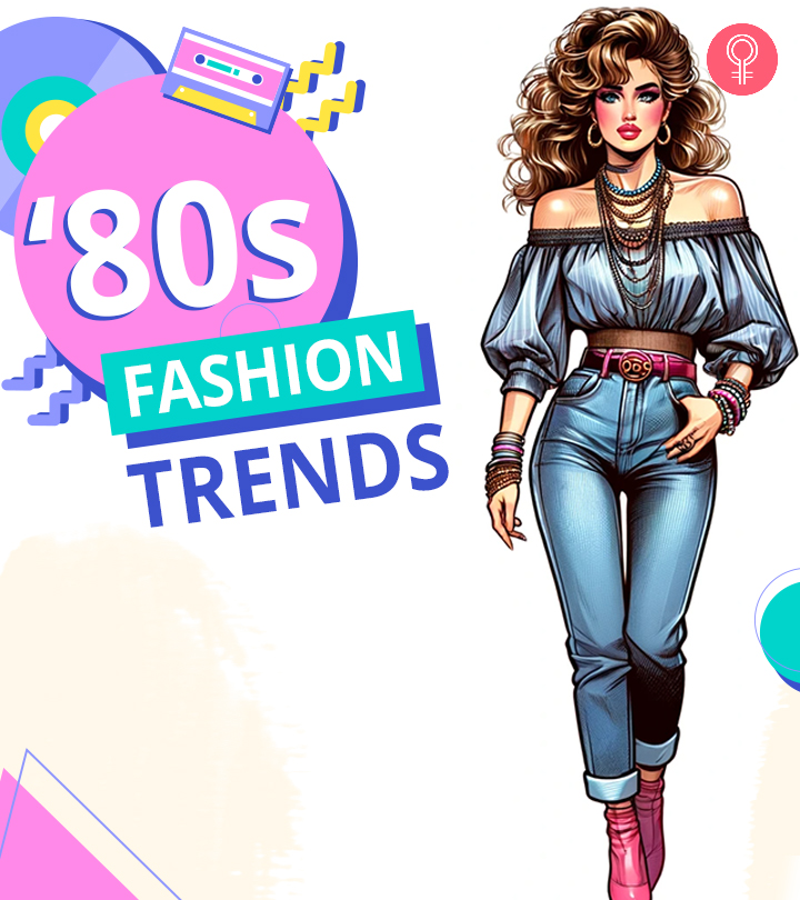Happy people in 80s fashion style clothes set Vector Image