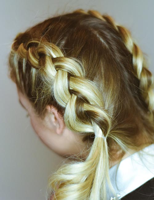 How to make a side braid into a ponytail - Quora